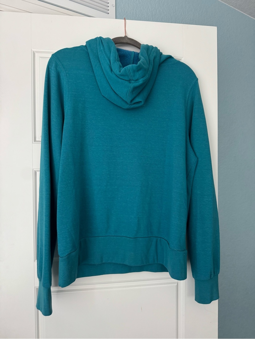 Aviator Nation Teal Funnel Neck Pullover with Zip Pockets - Picture 4 of 4